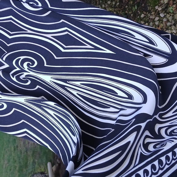 White House Black Market Blue and White Spaghetti Strap Sundress Sz Medium - Picture 10 of 13